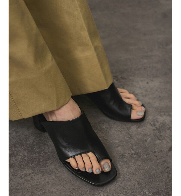 SALON adam et rope'「ヒールトングサンダル」|サンダル|ブラック(01)