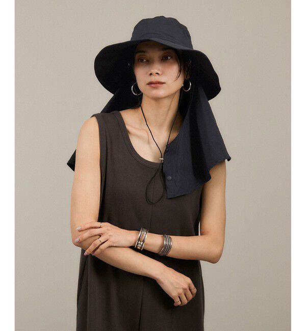 SALON adam et rope'「2WAYレイヤーハット［接触冷感・洗える・取り外し可能］」|ハット|