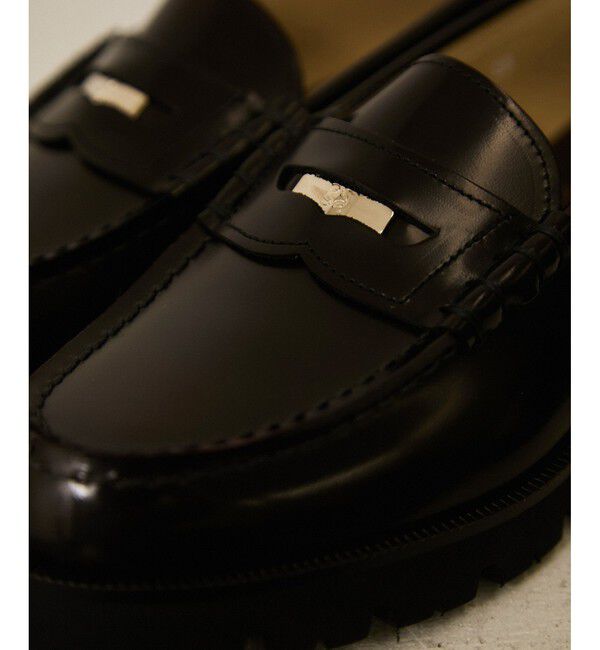 SALON adam et rope'「【HARUTA（ハルタ） for SALON】別注ガラスレザーローファー」|その他|