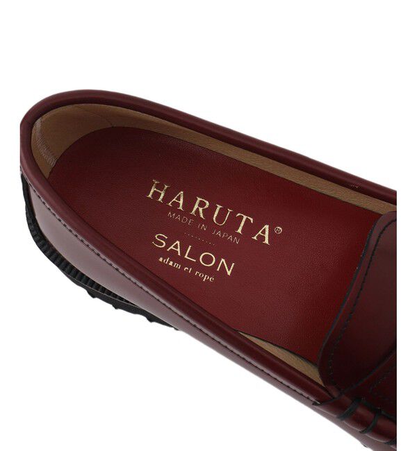 SALON adam et rope'「【HARUTA（ハルタ） for SALON】別注ガラスレザーローファー」|その他|