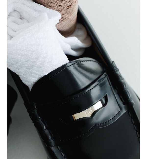 SALON adam et rope'「【HARUTA（ハルタ） for SALON】別注ガラスレザーローファー」|その他|