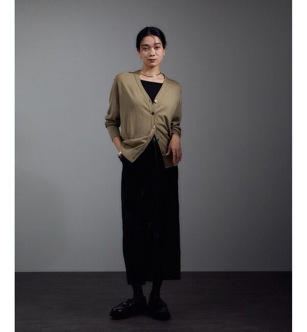 SALON adam et rope'「30ゲージウールニットカーディガン」|カーディガン|