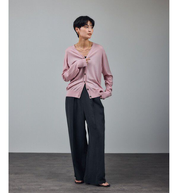 SALON adam et rope'「30ゲージウールニットカーディガン」|カーディガン|