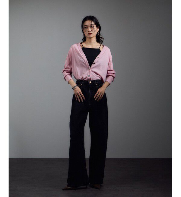 SALON adam et rope'「30ゲージウールニットカーディガン」|カーディガン|