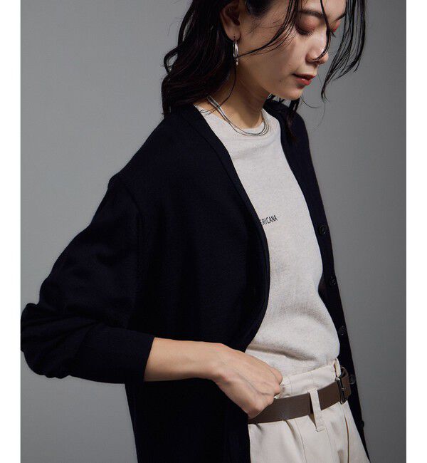 SALON adam et rope'「30ゲージウールニットカーディガン」|カーディガン|