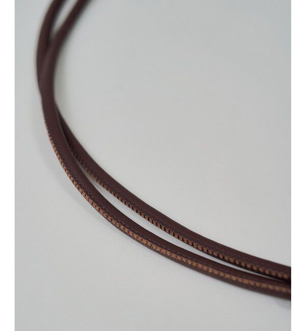 SALON adam et rope'「レザーロープベルト」|ベルト|