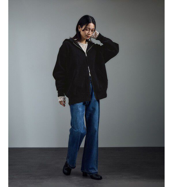 SALON adam et rope'「ジップパーカー-CreamyCotton /クリーミーコットン-」|パーカー|