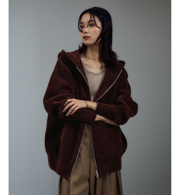 SALON adam et rope'「ジップパーカー-CreamyCotton /クリーミーコットン-」|パーカー|