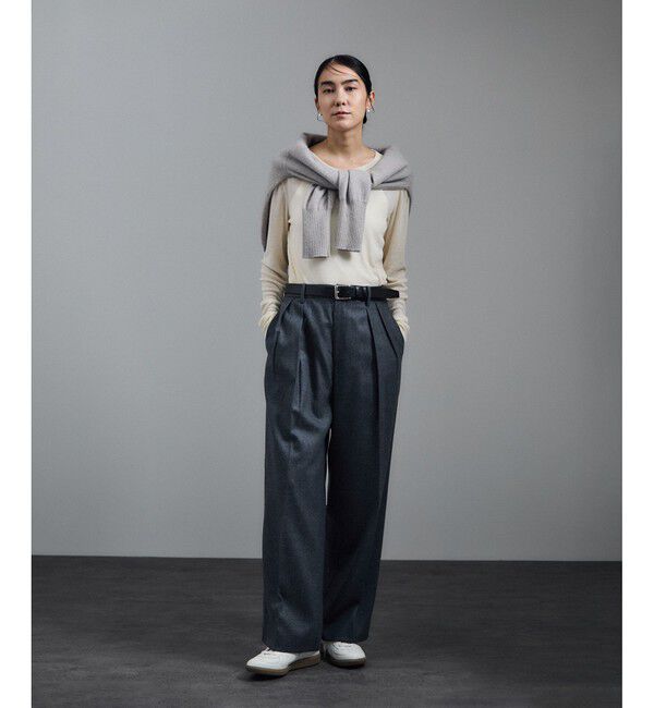 SALON adam et rope'「【WEB限定】シアーウールロングスリーブブルオーバー」|Tシャツ・カットソー|