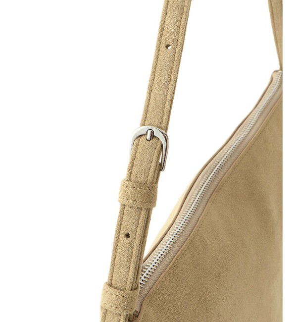 SALON adam et rope'「【WS（ドゥーブル）】Ultrasuede(R)ZIPミニショルダー」|ショルダー・メッセンジャー|