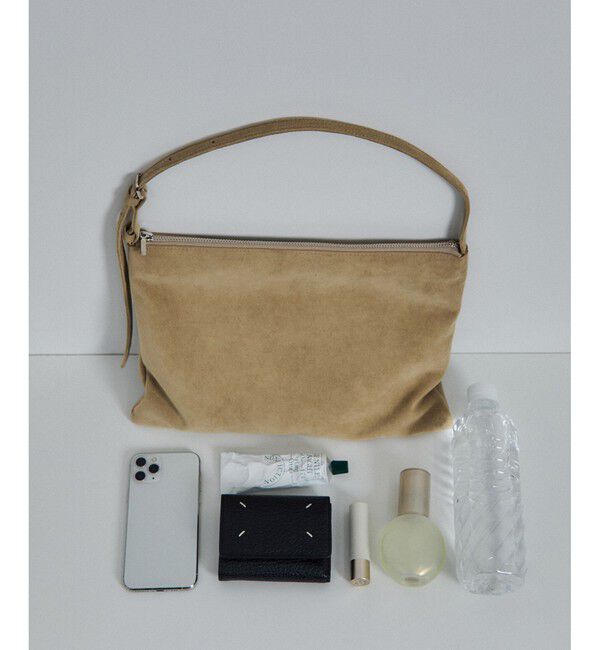 SALON adam et rope'「【WS（ドゥーブル）】Ultrasuede(R)ZIPミニショルダー」|ショルダー・メッセンジャー|