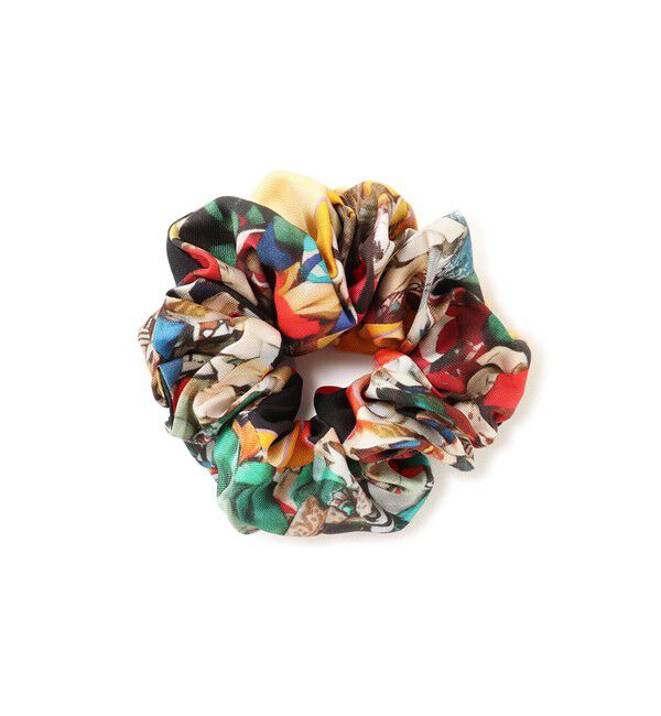 SALON adam et rope'「【LA PRESTIC OUISTON】CHOUCHOU HAIR TIE シュシュ」|ヘアゴム・シュシュ|オレンジ系(74)