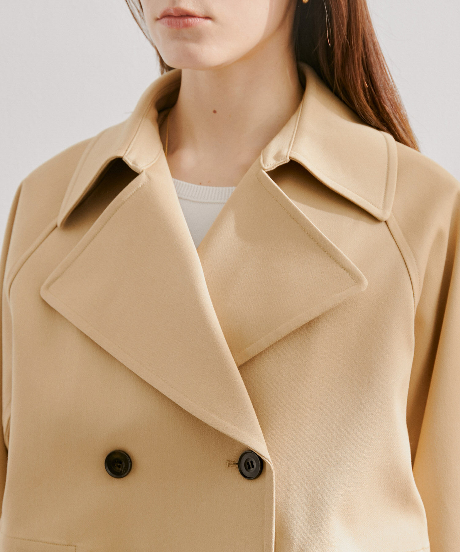 ROPE「3WAYダブルクロストレンチコート/ショートトレンチ・ロングジレ・トレンチ」|トレンチコート|