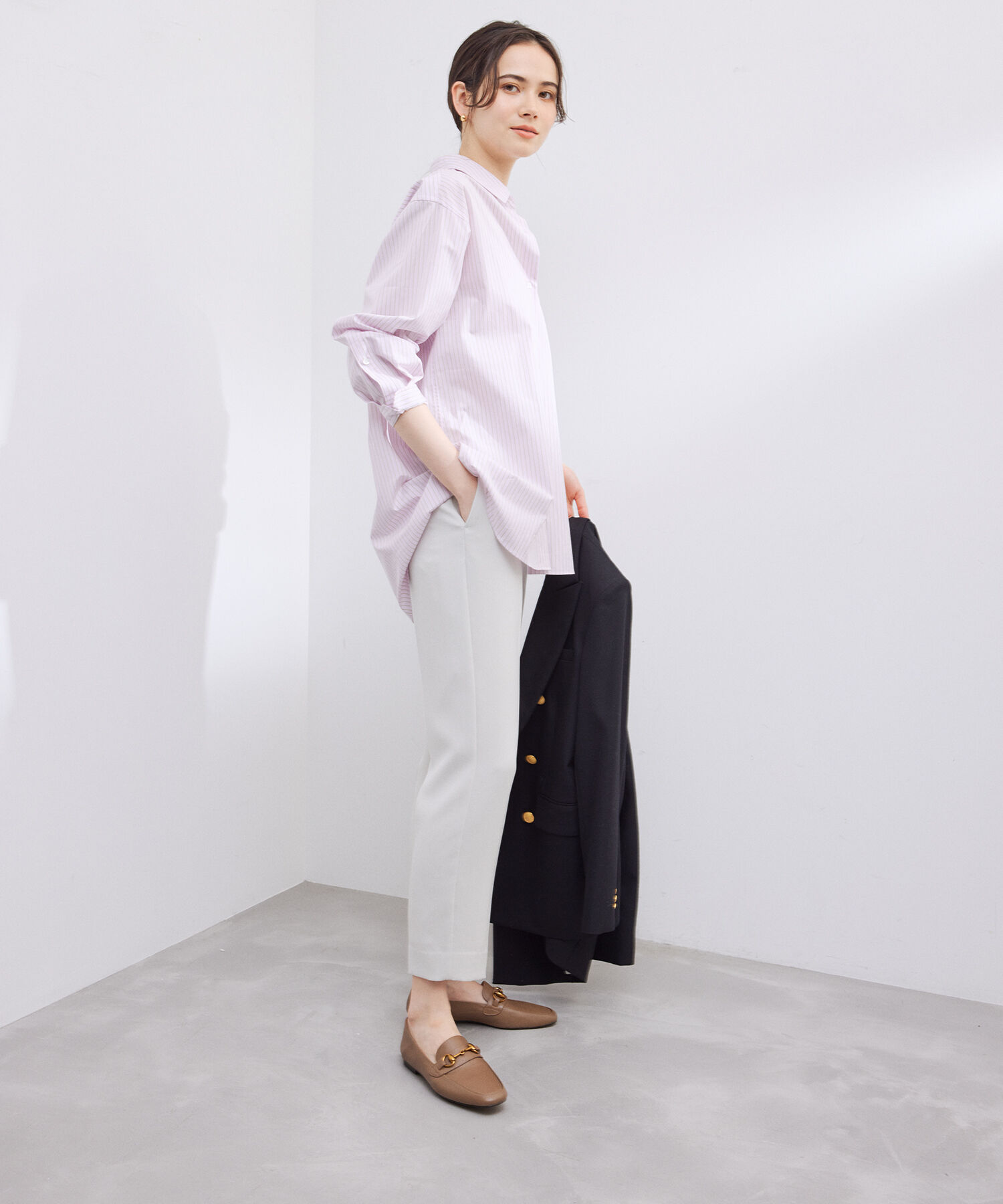 ROPE「【高評価】定番ソフトレザービットローファー」|ローファー|