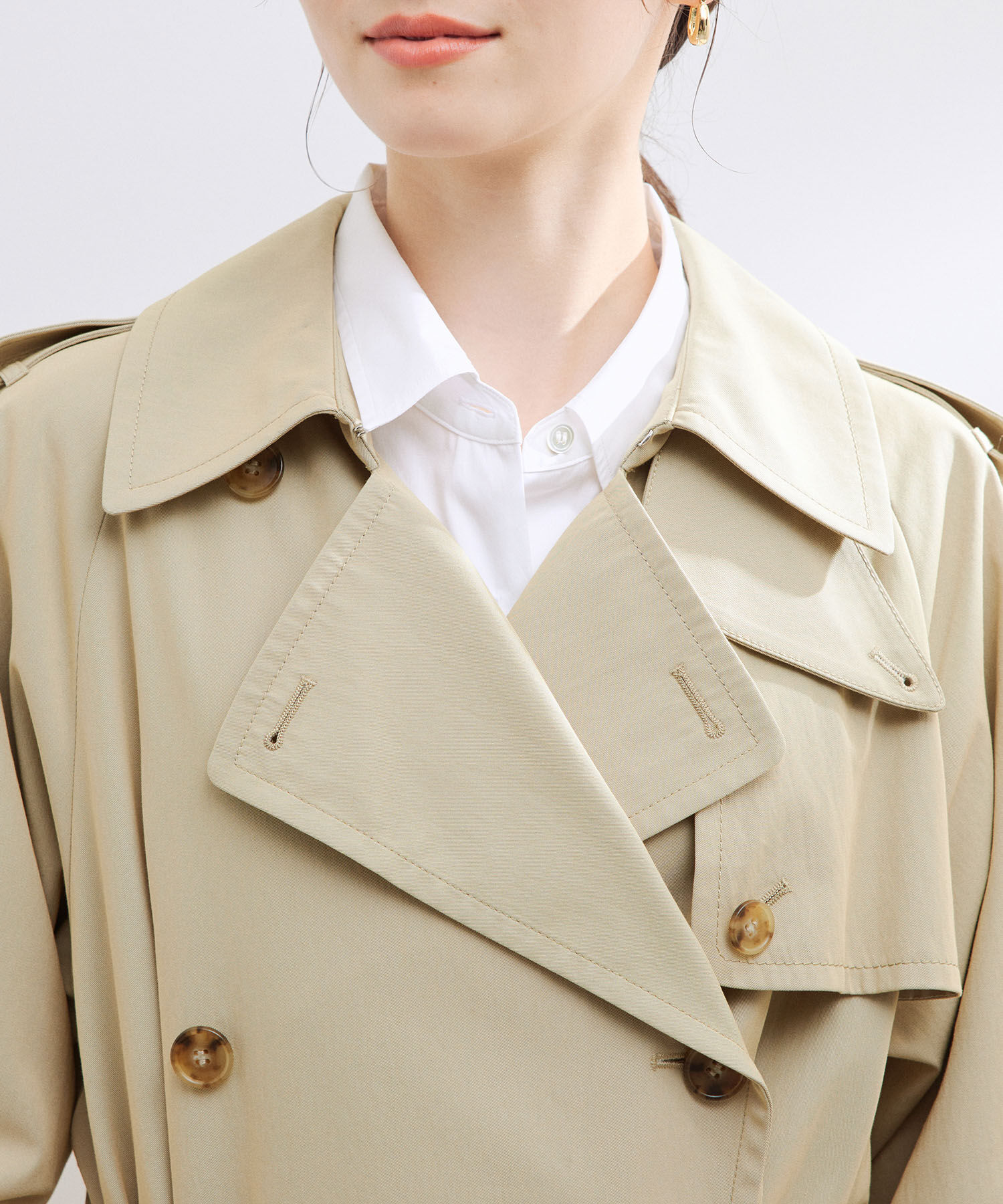 ROPE「ベーシックトレンチコート」|トレンチコート|