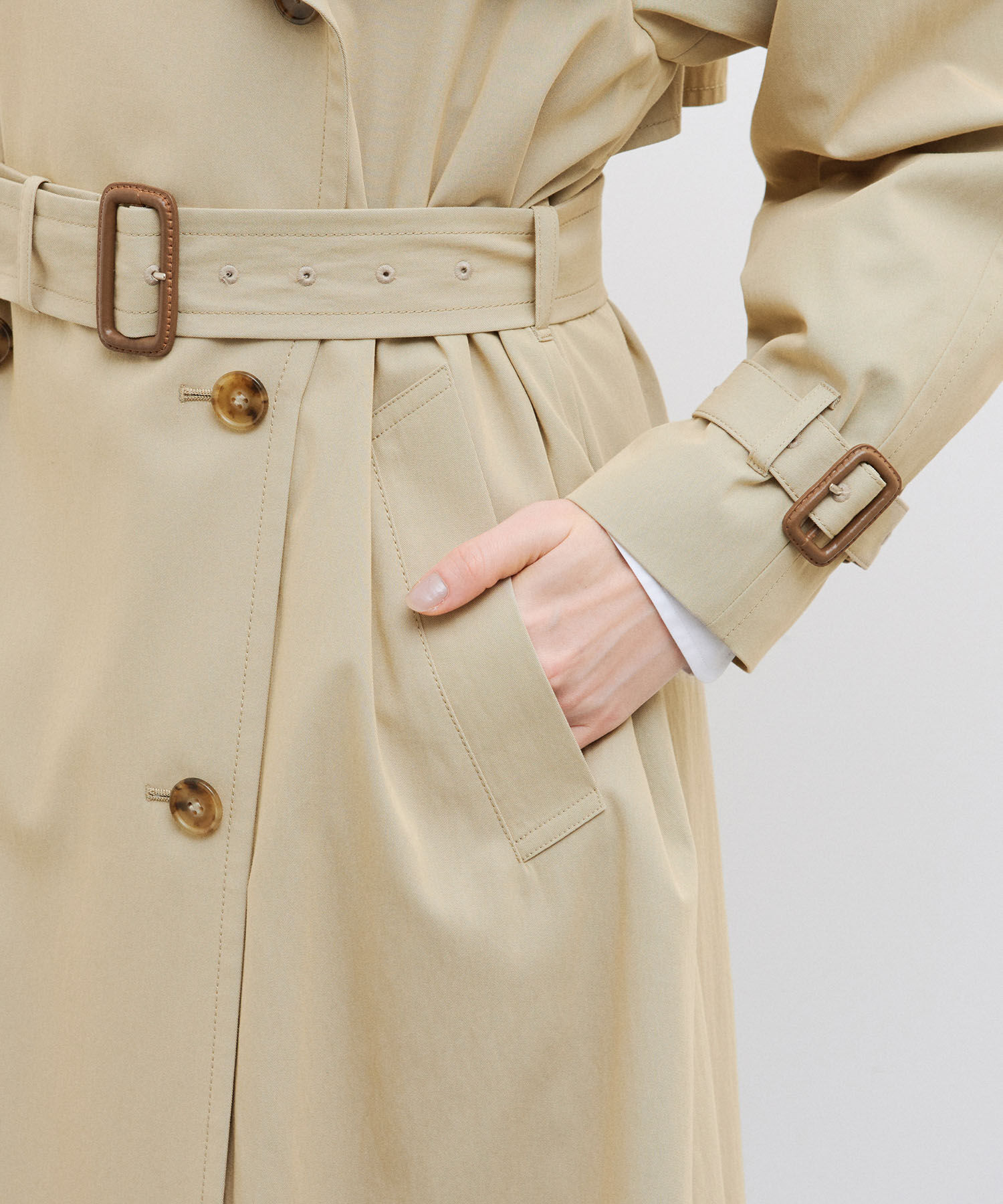 ROPE「ベーシックトレンチコート」|トレンチコート|