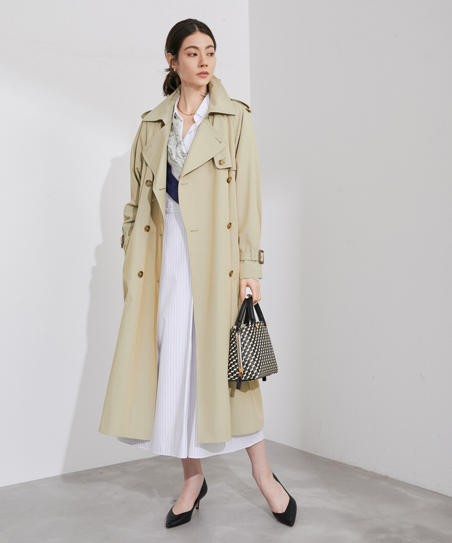 ROPE「ベーシックトレンチコート」|トレンチコート|