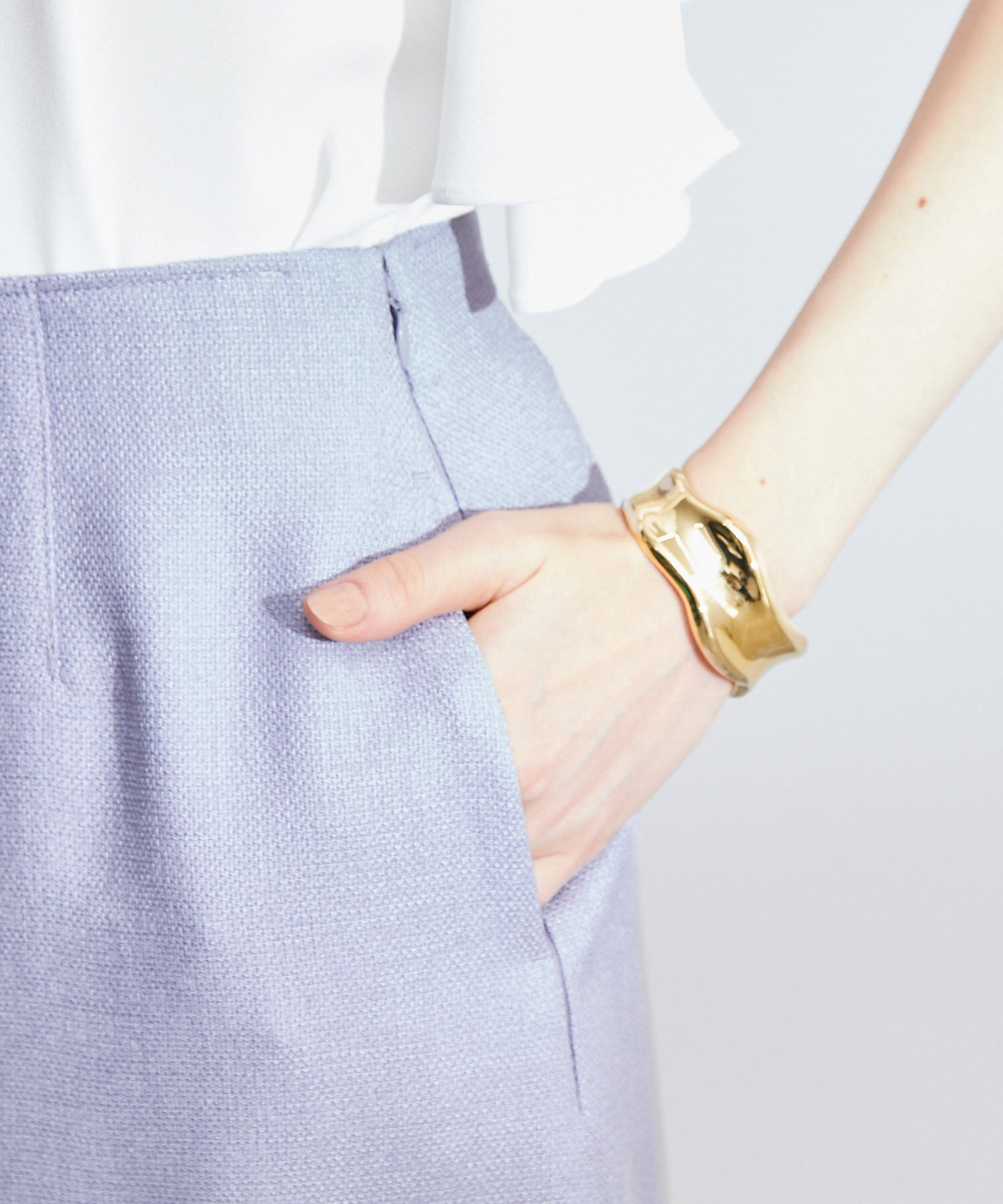 ROPE「マーメイドラインフレアースカート」|スカート|