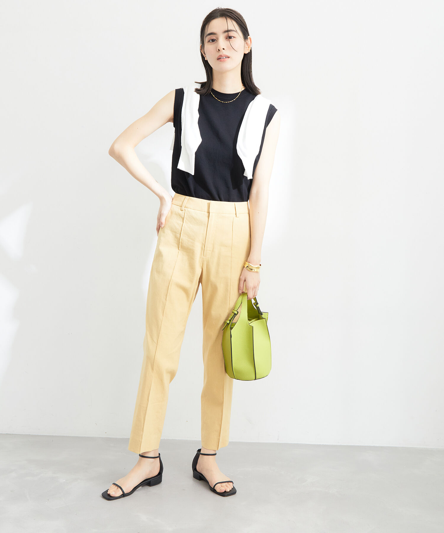 ROPE「【雑誌掲載】アンクルストラップサンダル」|サンダル|