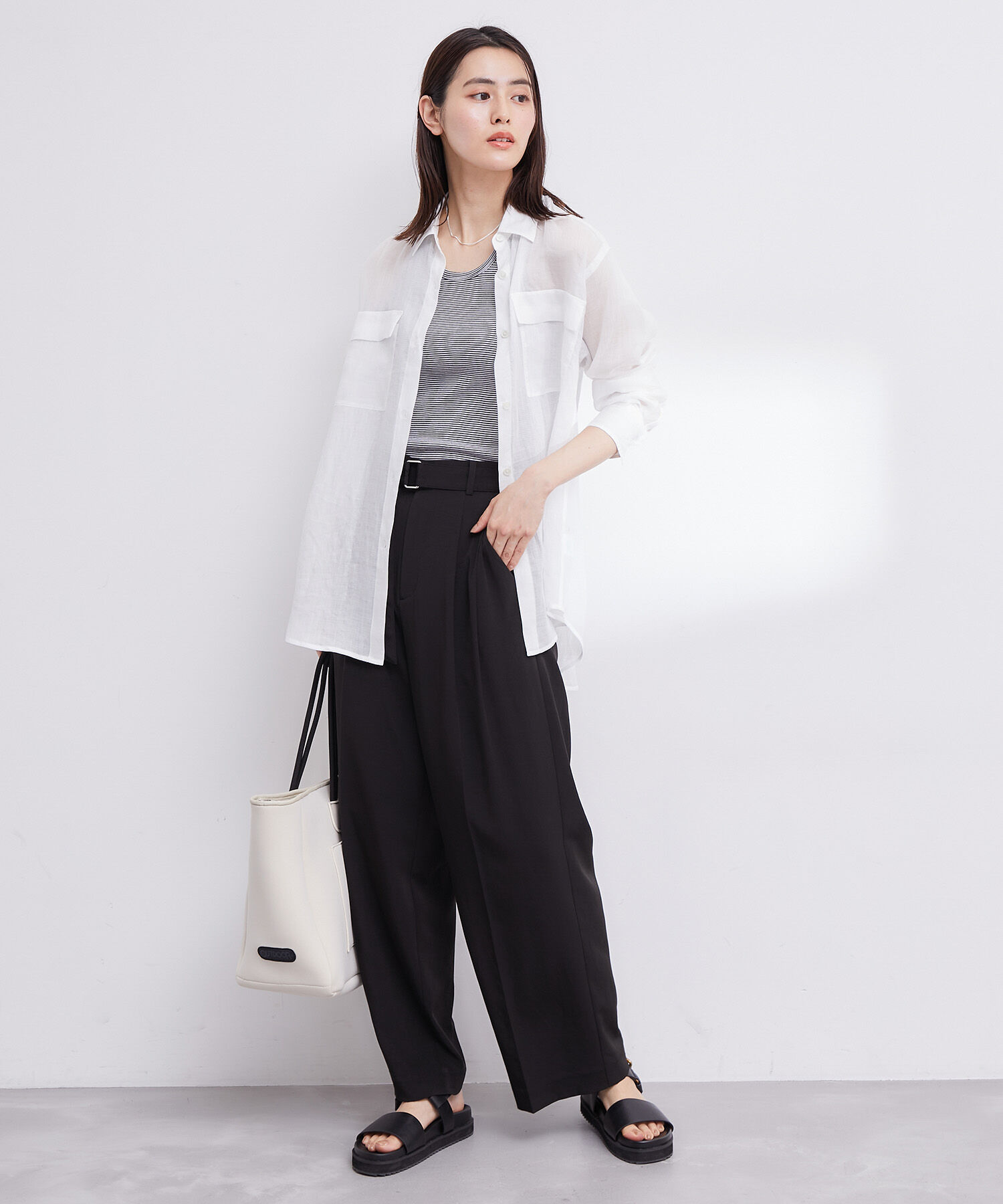 ROPE「【PETIT BATEAU（プチバトー）&times;ROPE'】タンクトップ」|タンクトップ|