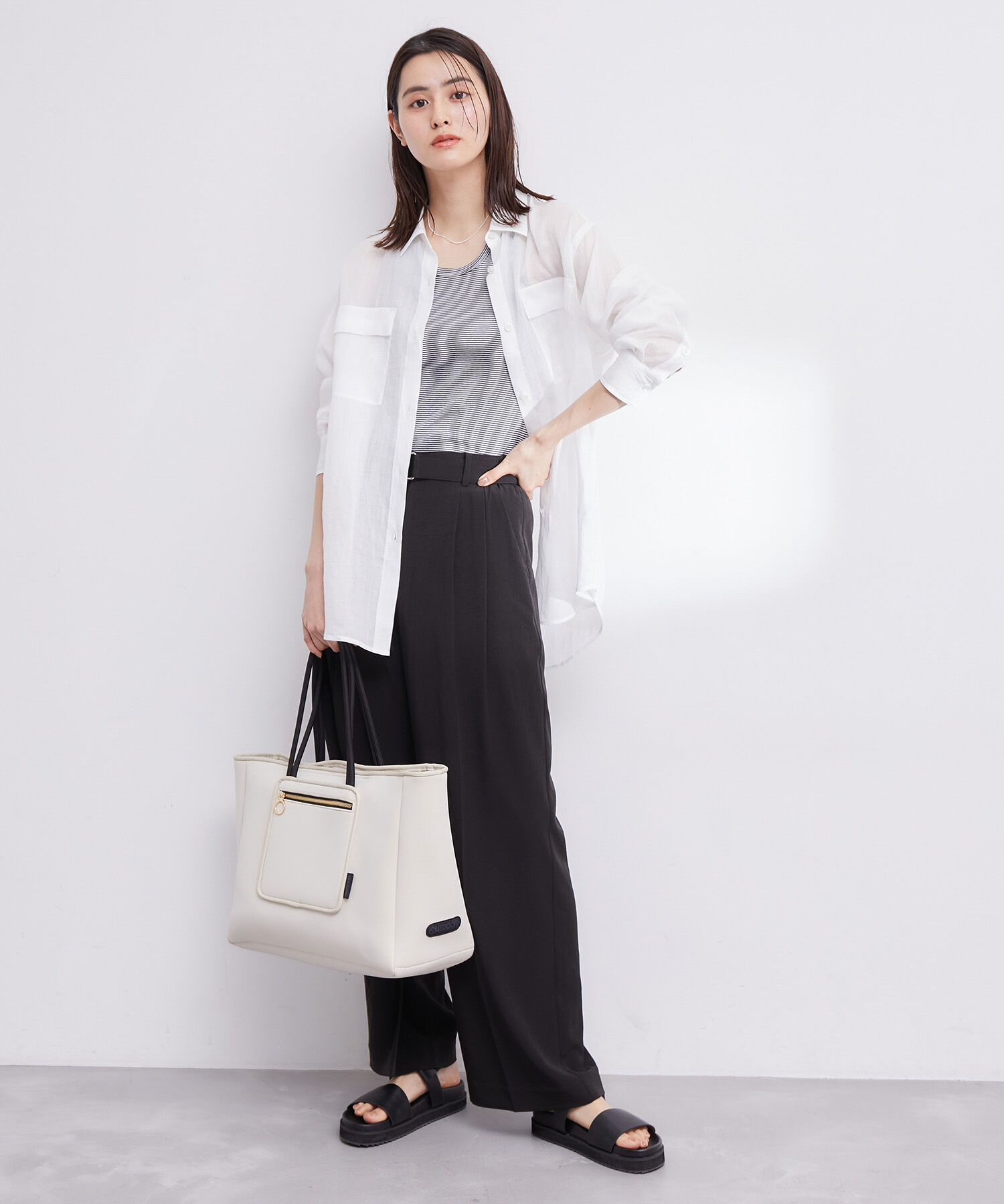 ROPE「【PETIT BATEAU（プチバトー）&times;ROPE'】タンクトップ」|タンクトップ|