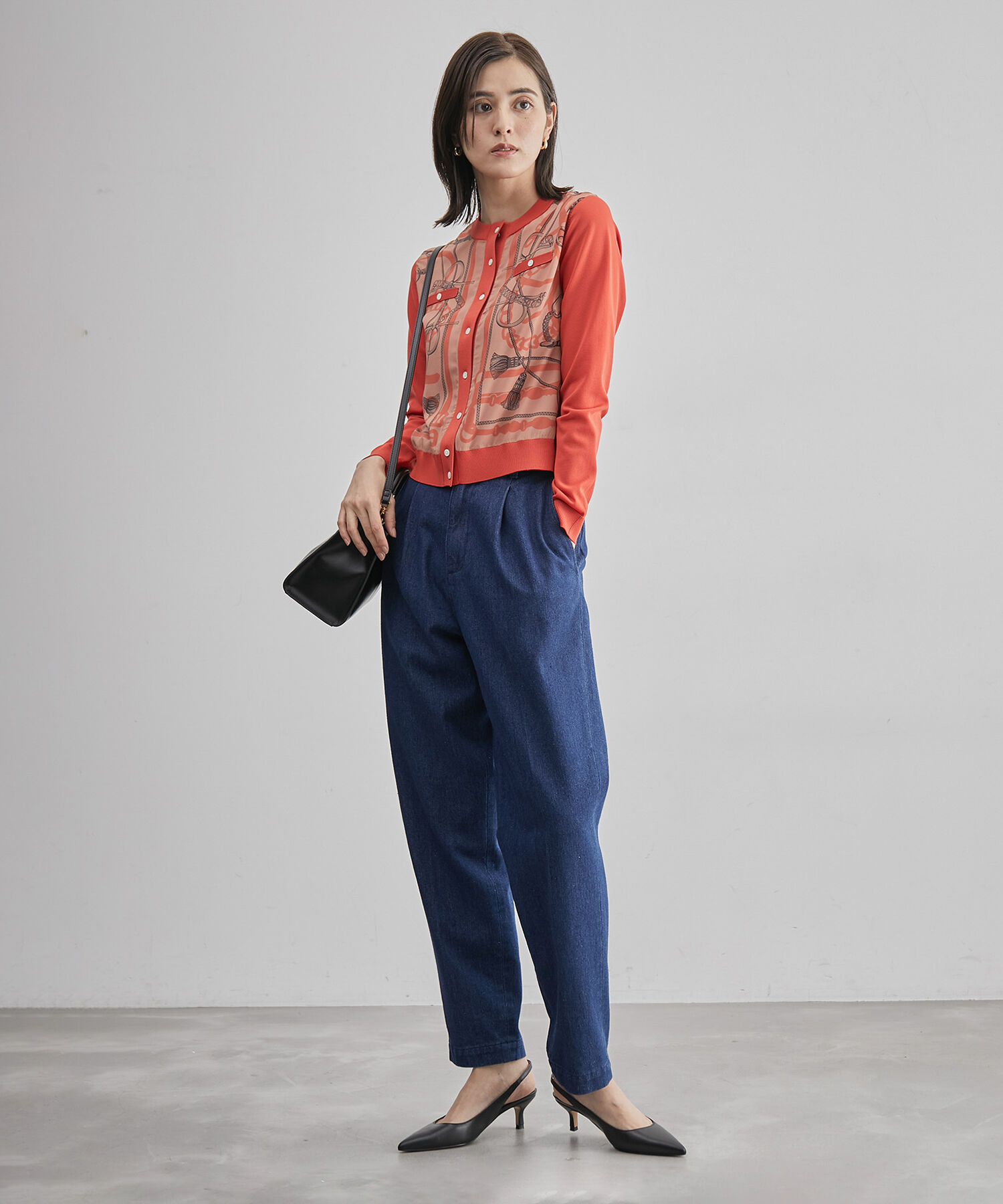 ROPE「テーパードデニムパンツ」|デニム|