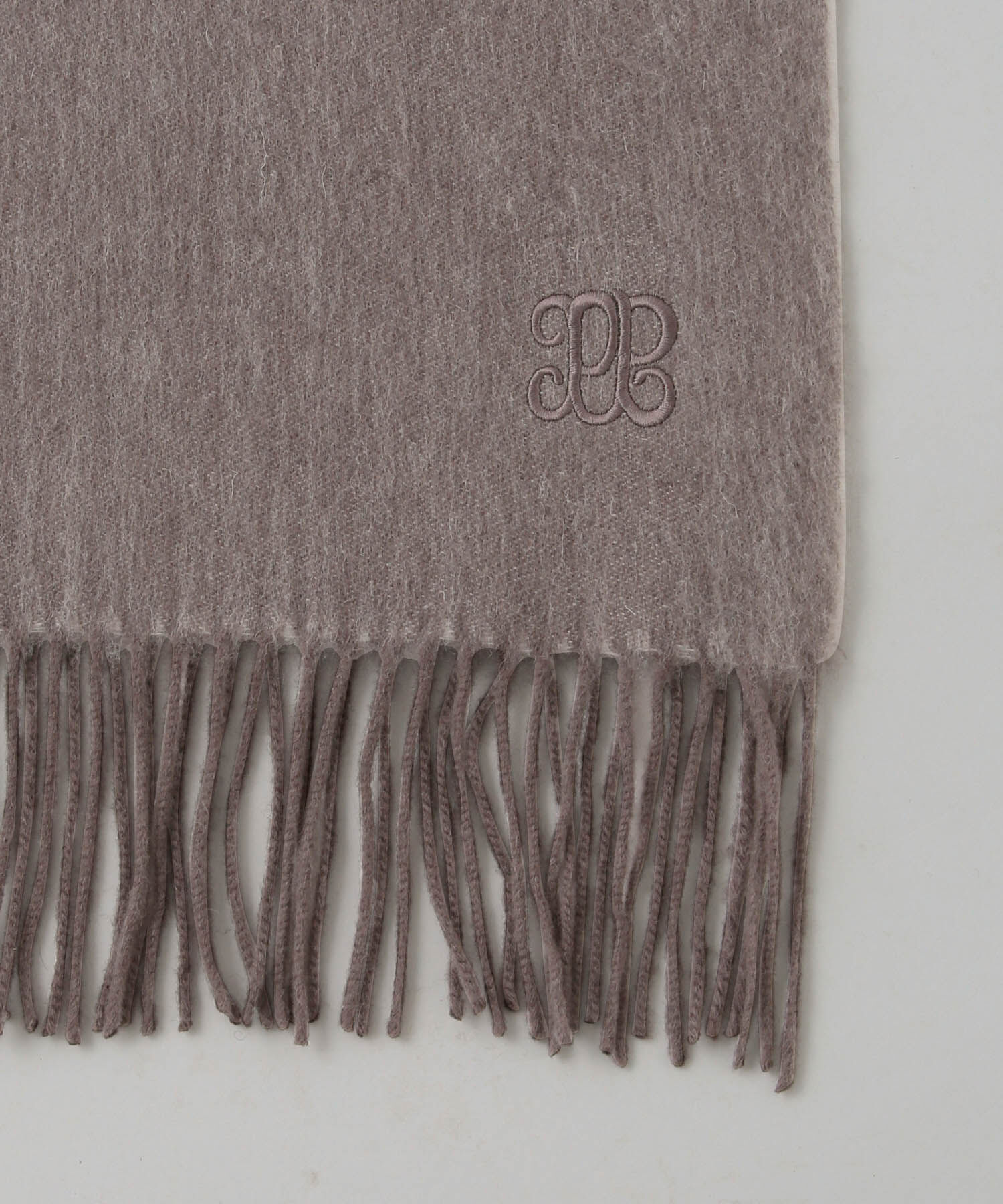 ROPE「カシミヤブレンド RPロゴリバーストール」|ストール|