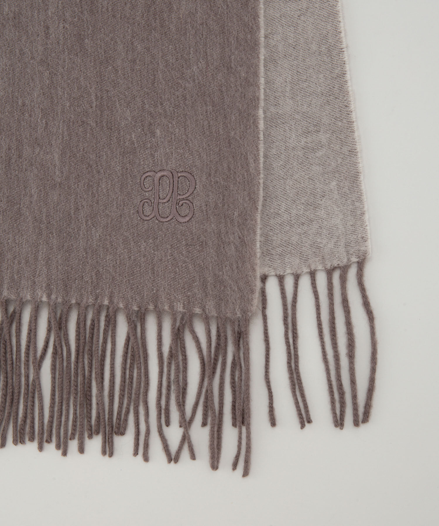 ROPE「カシミヤブレンド RPロゴリバーストール」|ストール|