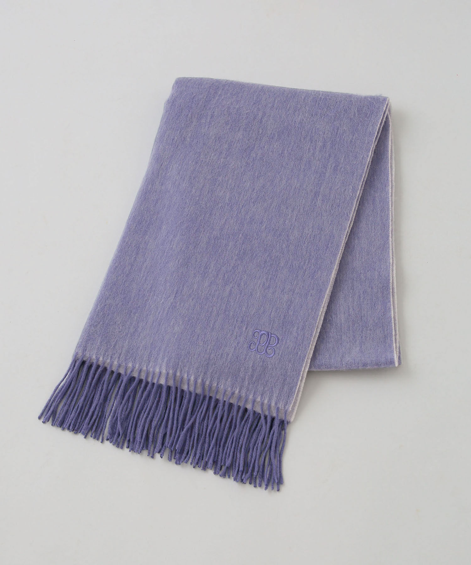 ROPE「カシミヤブレンド RPロゴリバーストール」|ストール|