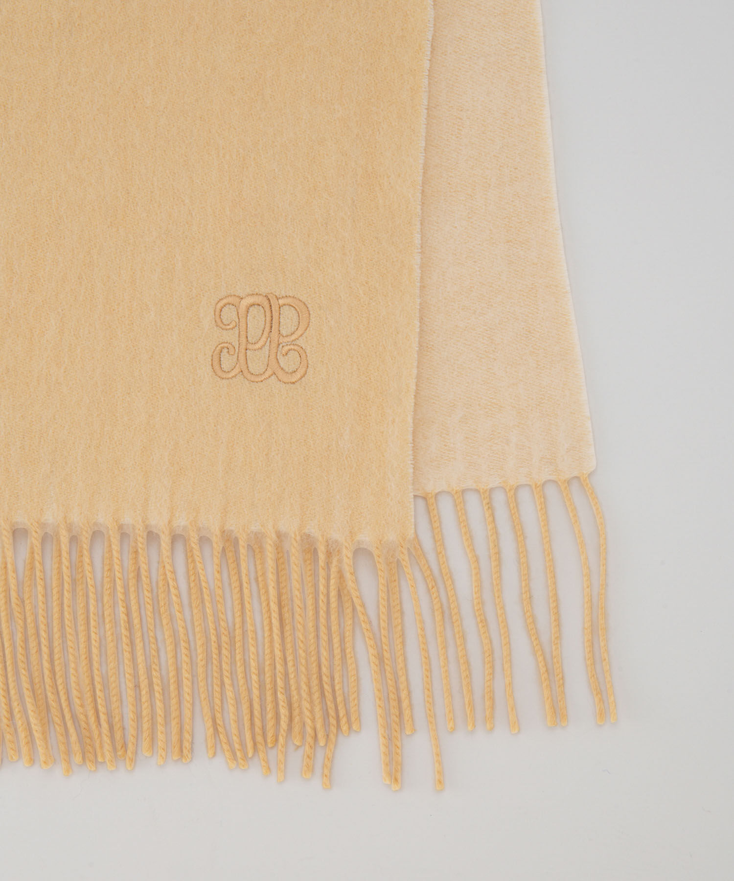 ROPE「カシミヤブレンド RPロゴリバーストール」|ストール|