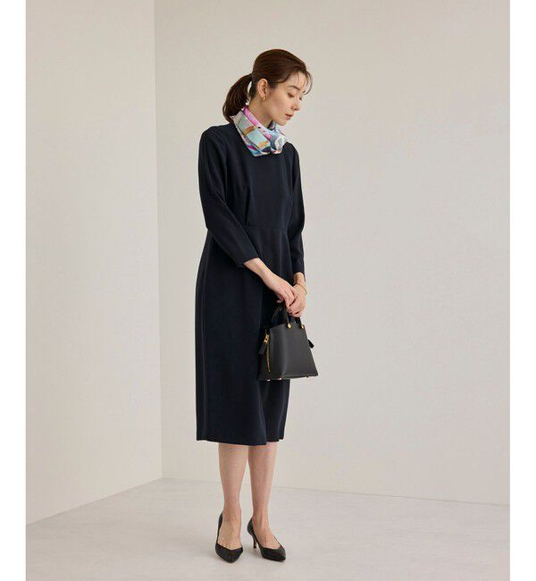 ROPE「トリアセダブルクロスウエストコンシャスワンピース」|ワンピース|