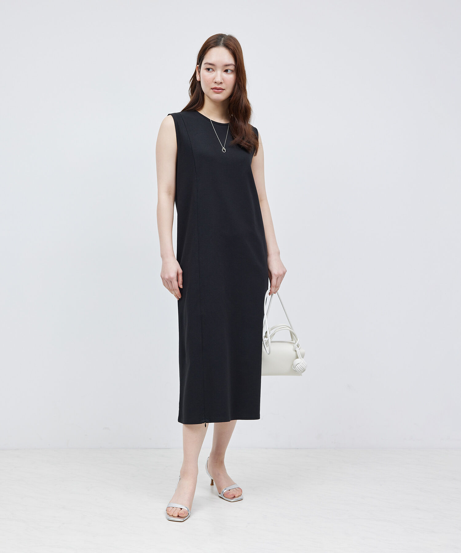 ROPE「【洗える】2WAYレイヤードポンチワンピース【メディア掲載】」|ワンピース|