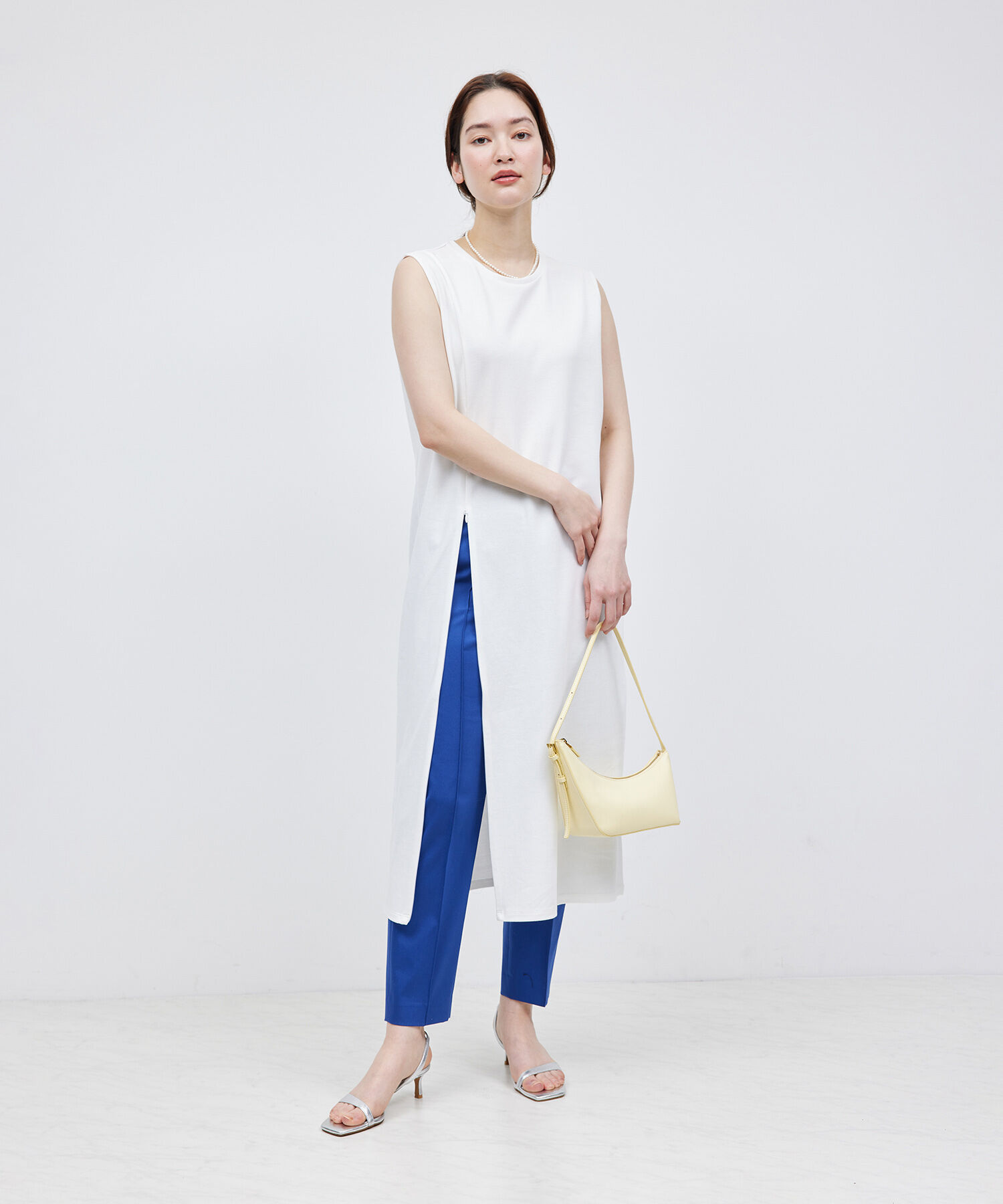 ROPE「【洗える】2WAYレイヤードポンチワンピース【メディア掲載】」|ワンピース|