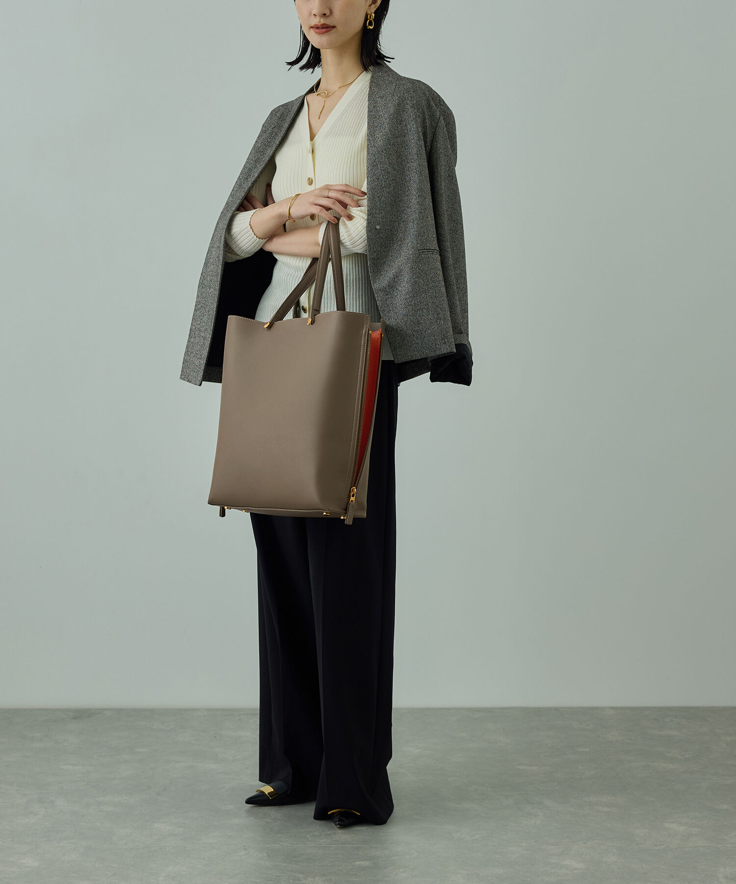 ROPE「【E'POR】Y BAG Large【通勤】【A4対応】【25AW】」|トートバッグ|