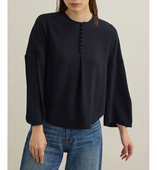 ROPE「【洗える】ベルラインデザインブラウス/セットアップ対応」|シャツ・ブラウス|