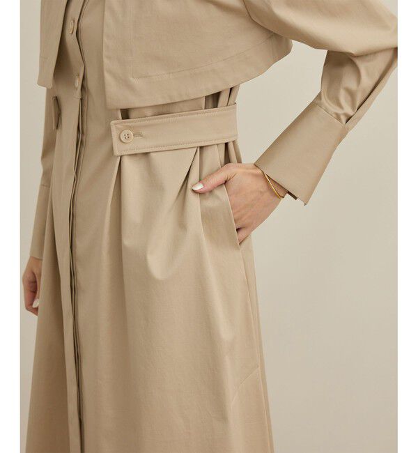 ROPE「3WAYシャツワンピース/洗える」|ワンピース|