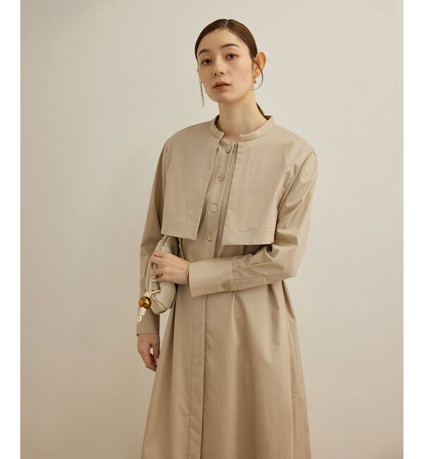 ROPE「3WAYシャツワンピース/洗える」|ワンピース|