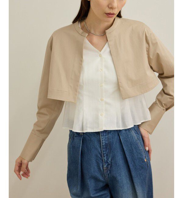 ROPE「3WAYシャツワンピース/洗える」|ワンピース|