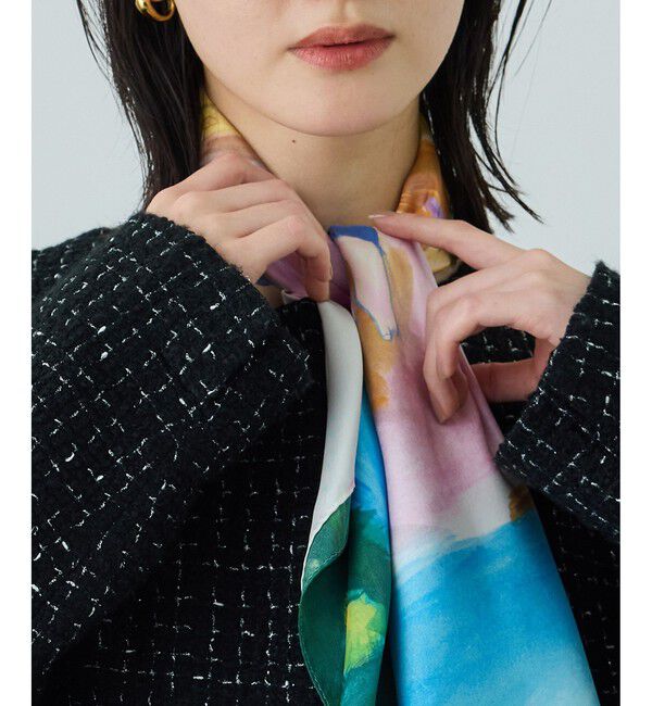 ROPE「ツイードジャケット」|ノーカラージャケット|