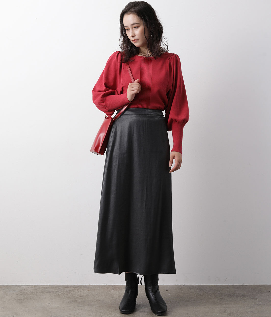 VIS「【WEB限定】オーロラツイルセミフレアースカート」|スカート|