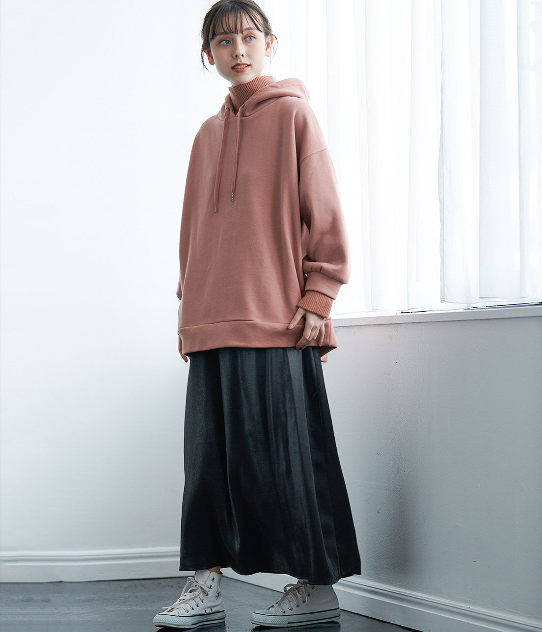 VIS「【WEB限定】オーロラツイルセミフレアースカート」|スカート|