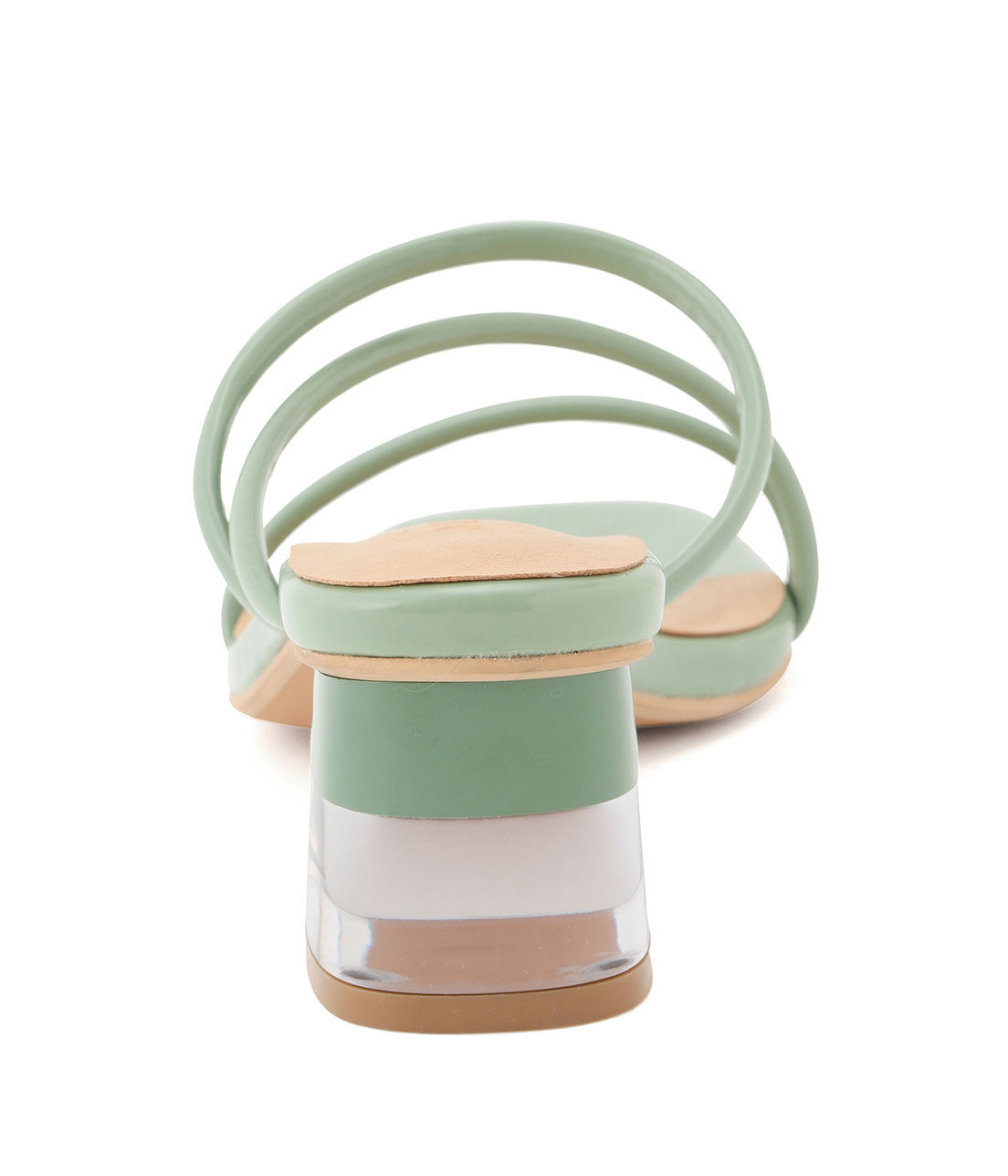 Juze「クリアヒールナローアシメサンダル」|サンダル|