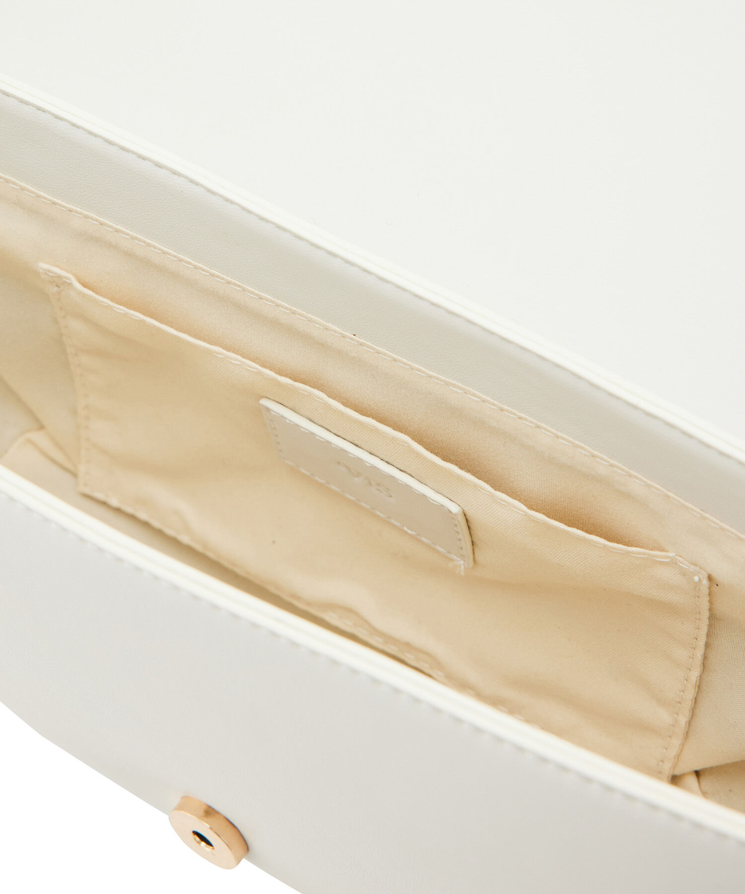 VIS「リサイクルフェイクレザーフロントジップハーフムーンショルダー【sustainable】」|ショルダー・メッセンジャー|