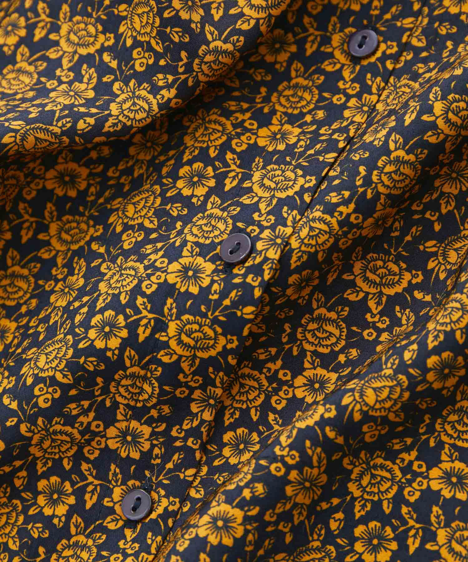 VIS「【選べる着丈】【前後2WAY】無地＆花柄ウエストベルトシャツワンピース」|その他|