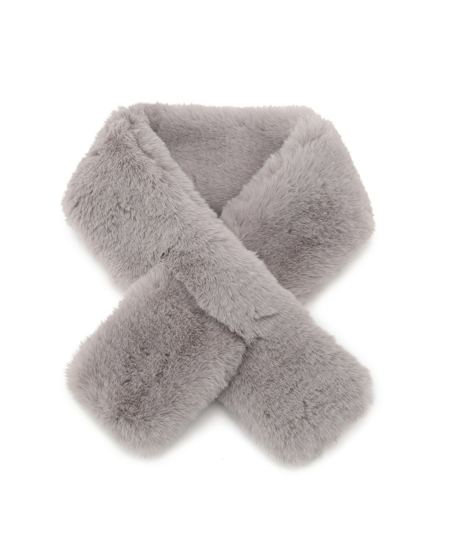 VIS「差し込みフェイクファーティペット」|マフラー|