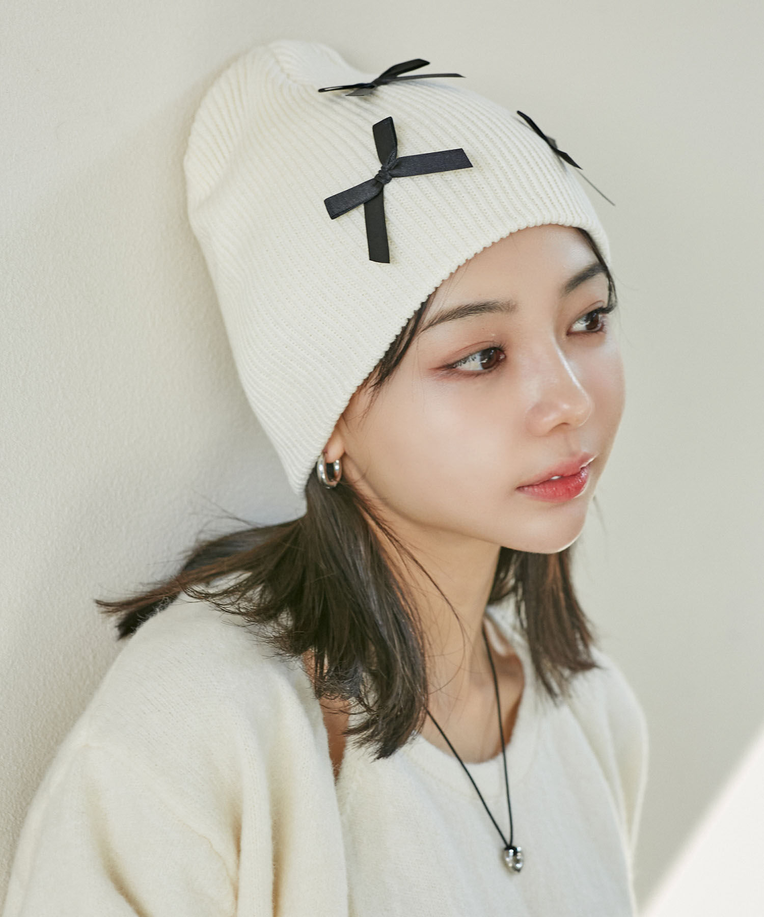 VIS「リボンニットキャップ」|ニット帽|キナリ系(17)