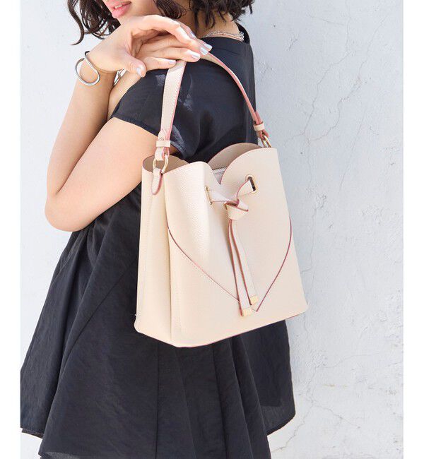 VIS「【累計3万点突破】【2WAY】ハートカットバッグ/追加」|ショルダー・メッセンジャー|