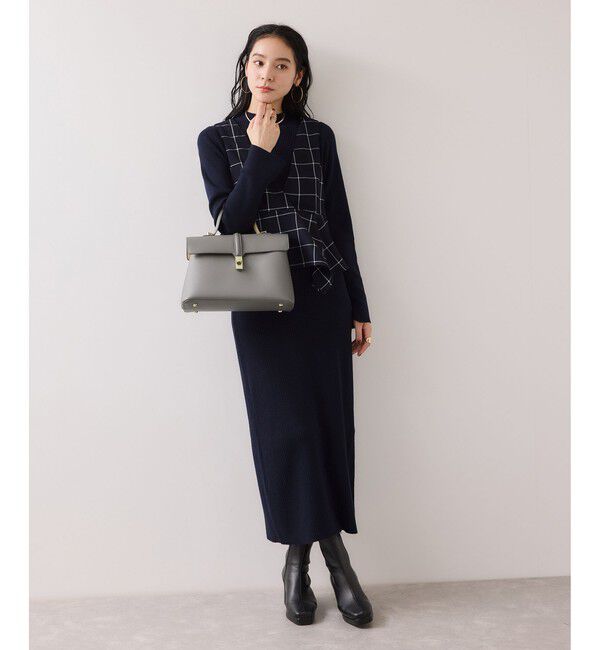 VIS「【新色追加】ひねり金具ワンハンドルバッグ【2WAY】」|ハンドバッグ|