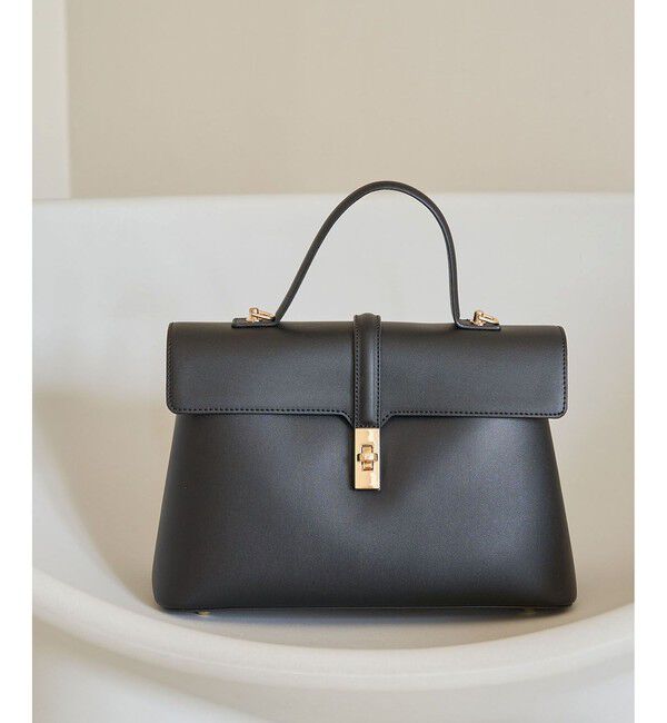 VIS「【新色追加】ひねり金具ワンハンドルバッグ【2WAY】」|ハンドバッグ|