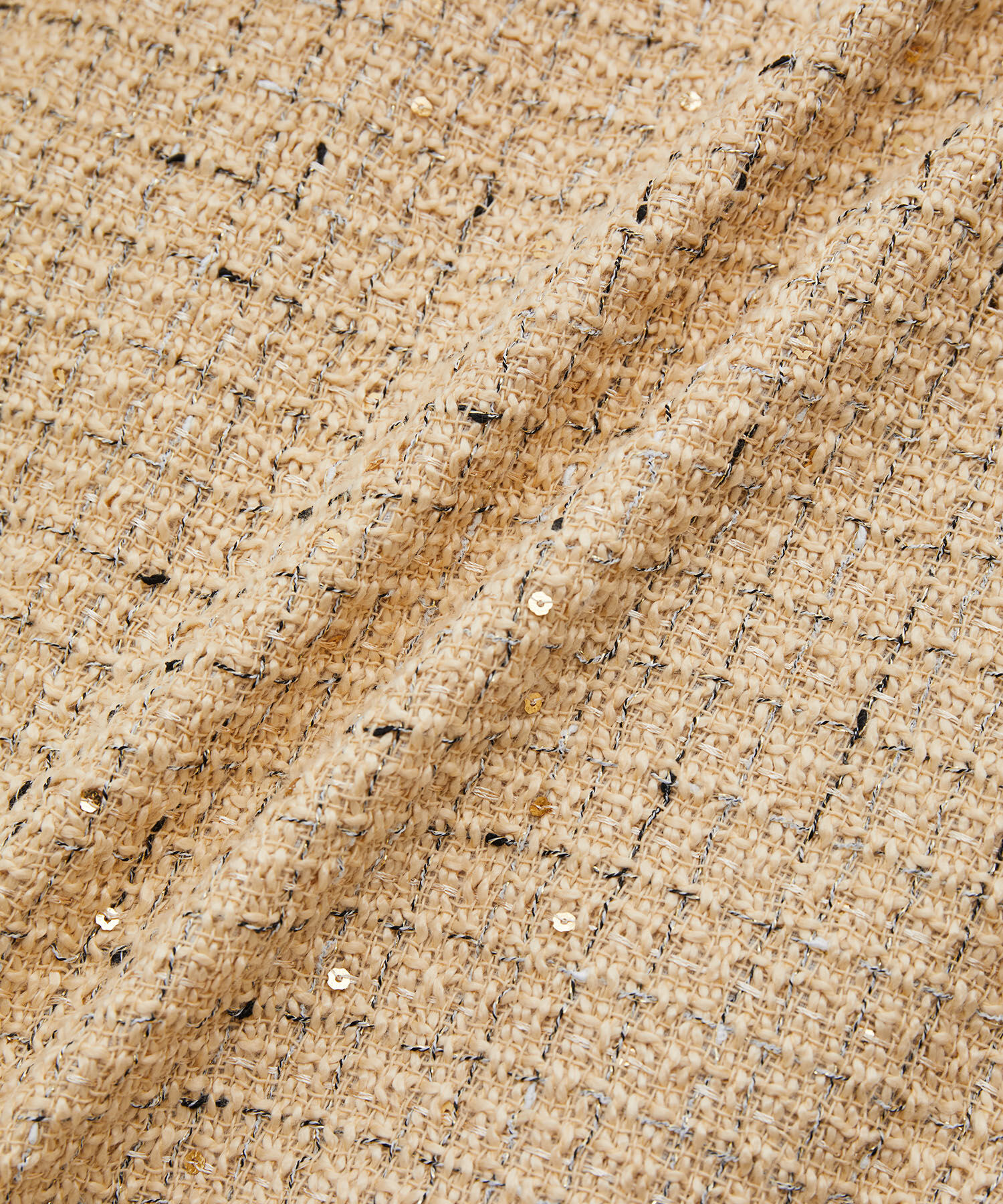 VIS「ライダースディテールツィードジャケット」|ノーカラージャケット|